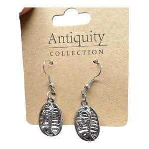 Antiquity Collection Silver Dangle Earrings